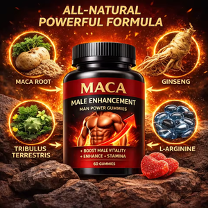 Gomitas de Raíz de Maca Orgánica OEM, Potenciador de Energía Natural y Soporte de Resistencia para Hombres y Mujeres - Product Image 3