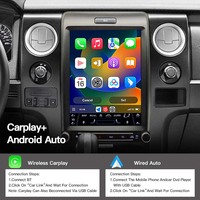 Radio de Coche STWEI de 12.1'' con Android 15 para Ford F150 2013-2015, Pantalla Estilo Tesla, Carplay, Navegador Multimedia, Reproductor de Video, Estéreo Automotriz, GPS y 4G