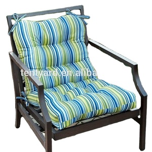 Tufted thấp trở lại thắt lưng gối và Ghế Đệm sọc thiết kế vườn ngồi có thể ngả ghế miếng đệm - Product Image 5