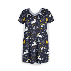 Camicia da Notte Personalizzata per Donna in Bambù, Pigiama Morbido al Tatto, Vestito da Notte a Maniche Corte - Product Image 5