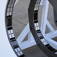 Ensemble complet avec pinces pour machine de soudage par fusion bout à bout de tuyaux HDPE DN800