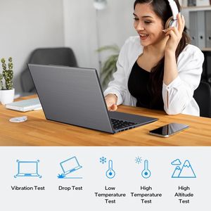 Máy tính xách tay cá nhân mới 100%, màn hình 14 inch, chip Intel N4000, RAM 6GB + ROM 128GB, dành cho sinh viên, OEM/ODM, không dây, di động, vỏ nhựa, tiếng Anh - Product Image 5