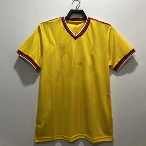 Ropa Deportiva Retro de Alta Calidad, Marca 85-86, Trajes Amarillos, Camisetas de Fútbol Vintage, Transpirables, 100% Ropa de Fútbol - Product Image 1