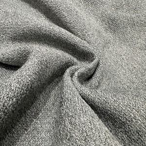 Linen Look 100%polyester Curtain Fabrics Light <strong>Gray</strong> Curtain Table Cloth Custom Fabric - Product Image 1