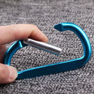 Lớn D Hình Dạng Nhôm Ngoài Trời Treo Khóa Leo Núi Keychain Carabiner Móc Cho Túi - Product Image 3