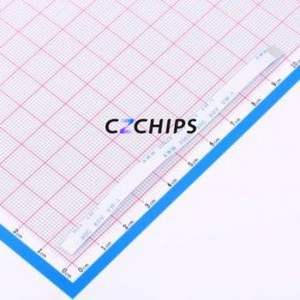 ZX-FFC0.5-T-10048-9P FFC Cable (Flexible Flat Cable) P=0.5mm Connector 9P 0.5mm Non-Inverting 10cm - Product Image 1