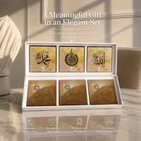 Set Hadiah Islami 3PCS Magnet Kulkas Pemutar Audio Al-Quran Muslim Ramadan Idul Fitri Nikah Walima Hadiah Ucapan Terima Kasih
