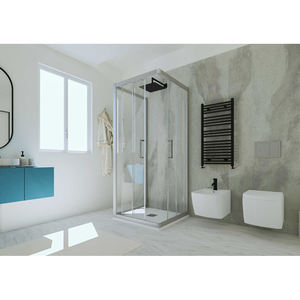 Cabina de ducha ZETA Silver Corner 75-80X115-120 cm Accesorio interior con Ap.60 - Product Image 3