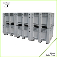 Jointurier — boîte de déménagement robuste, conteneur de palette pliable et caisse de conteneur en plastique pliable, 1200x1000x760mm