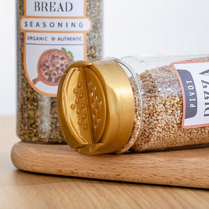 Frasco Redondo Ecológico <span class=keywords><strong>de</strong></span> Plástico para <span class=keywords><strong>Especias</strong></span> con Tapa, 340 ml, Botella Mezcladora para Hierbas <span class=keywords><strong>y</strong></span> <span class=keywords><strong>Condimentos</strong></span>, Contenedor para Almacenar Chile en Polvo, Sal <span class=keywords><strong>y</strong></span> Pimienta - Product Image 2