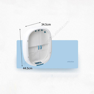 Support mural magnétique multifonctionnel E1679 en plastique pour spatules et couteaux, avec égouttoir intégré pour cuisine (vente en gros) - Product Image 5