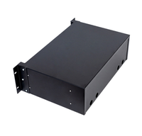 Panel Patch Fiber Optik 2U 19 Inci 48 Core SC APC, 48 Port Single Mode, Rak Mount, Tipe Geser, Frame Distribusi Optik