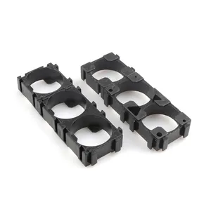 HLN Brand 18650 battery hecagonal spacer Black Plastic 18650 Battery Holder Bracket 18650 Akku Spacer