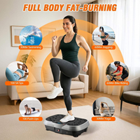 Équipement de fitness à domicile, plaque vibrante pour tout le corps, machine d'exercice, bandes de résistance, télécommande, équipement de fitness à domicile