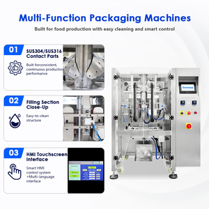 Máquina automática de envasado para azúcar de 1 kg, 2 kg, 5 kg, máquina de envasado de azúcar granulado de 1 <span class=keywords><strong>kilo</strong></span> para envasado de azúcar a granel - Product Image 3