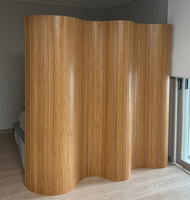 Nouvelle cloison de bureau en bois de style japonais, écran pliant moderne pour séparation de pièce, cloisons de bureau