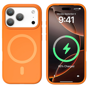 <span class=keywords><strong>Custodia</strong></span> in silicone da 3400 Gauss con interno in microfibra <span class=keywords><strong>per</strong></span> iPhone 17 Pro Max 16 Plus 15 14, design magnetico, custodie <span class=keywords><strong>per</strong></span> cellulari in silicone - Product Image 3