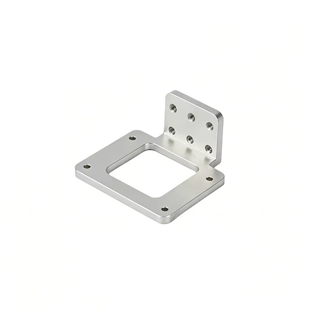 Custom CNC Milled Precision L Shape Angle Bracket Mounting Support Hardware Parts OEM ODM Factory