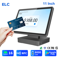 Tableta POS Android 16 POS1097T de 10.95 Pulgadas con NFC, RFID, Wi-Fi, MT8781 Octa Core, Cámara de 5MP y 13MP, Tableta para Pedidos en Restaurantes