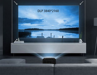 Hort-proyectores láser de 3840x2160, rojector de 4K INI IDEO IDE