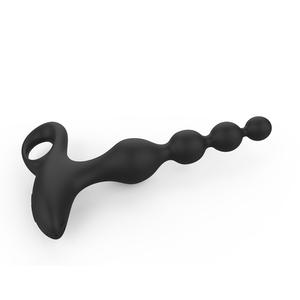 Pemijat Manik-Manik Anal Silikon, <span class=keywords><strong>Vibrator</strong></span> Anal Plug Isi Ulang USB, Mainan Seks <span class=keywords><strong>Gay</strong></span>, Penjualan Langsung Pabrik - Product Image 5