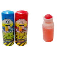 Bestar Licking Mouth Drink Slime Saveur Fruitée Fraise Framboise Bleue, Saveur Artificielle 'Toxic Waste', Goût Acidulé, pour Enfants