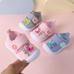Zapatos para caminar de bebé para primavera y otoño, suela blanda, zapatos de lona para bebé de 0 a 2 años, zapatos de tela con dibujos animados - Product Image 1