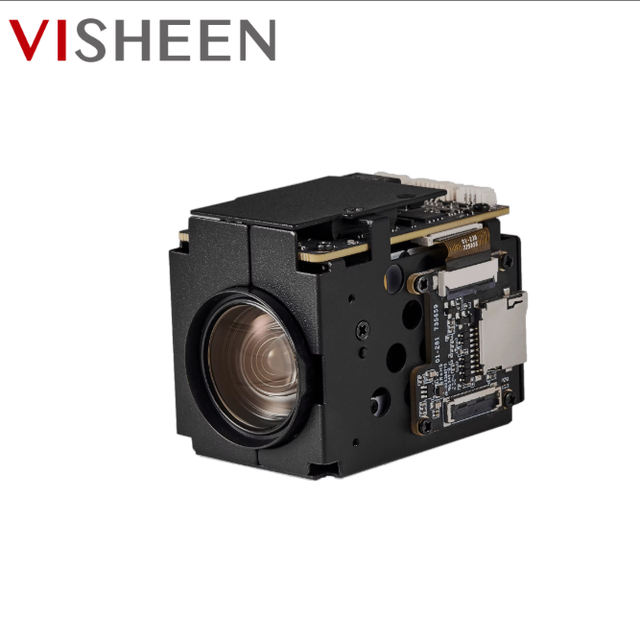 4K 8MP 10X 4.8~48mm Mini IP Network Zoom Camera Module Two-Way Audio Night Vision CMOS NDAA Compliant Compact Design