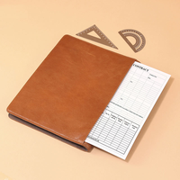 Porte-documents en cuir PU avec logo personnalisé, format A4, avec clip métallique, planche à écrire, pour le bureau et l'école, opaque, taille personnalisée, fabriqué en usine au Guangdong