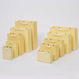 Logo imprimé personnalisé de marchandises de luxe, transport de détail, fourre-tout Euro emballage en carton, Art Shopping, petits sacs en papier cadeaux personnalisés - Product Image 3