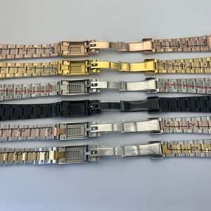 <span class=keywords><strong>Bracelet</strong></span> de <span class=keywords><strong>montre</strong></span> en acier inoxydable 316L massif, résistant à l'eau, 20 mm, <span class=keywords><strong>avec</strong></span> fermoir déployant et <span class=keywords><strong>boucle</strong></span> réglable - Product Image 2