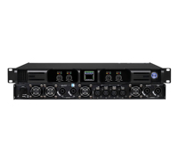 Amplificateur de puissance professionnel XTUGA TD2 1U 2/4 canaux, classe D, 1000W, amplificateur de scène en métal, réponse en fréquence 30Hz-30kHz, 6,3mm