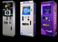 Kiosque de paiement en espèces pour Machine à laver automatique de voiture, Application extérieure, carte bancaire de crédit, Scanner QR à pièces de monnaie