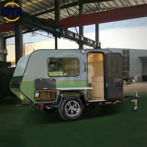 Schlussverkauf Mini-Offroad-Wohnwagenanhänger kleines Fiberglas-Schale-Küchenhaus für Camping Reisewohnwagen für Outdoor-Abenteuer