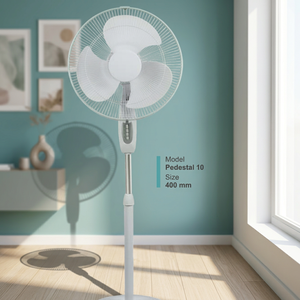 High Quality KIMATSU Pedestal 10 Electric Exhaust Fan Home Use Metal Construction 400mm Air Cooling Ceiling Installation Place - Product Image 2