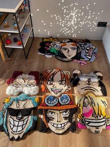 Karpet wol mewah karpet buatan kustom pola Anime kartun karpet bahan sutra kualitas tinggi untuk kamar tidur dan dekorasi rumah - Product Image 3