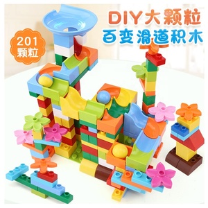 Bloques de Construcción Educativos Creativos, Modelo de Construcción, Juguete de Bricolaje, Juego de Bloques de Plástico, 201 Piezas, Color Personalizado, Edades <span class=keywords><strong>2</strong></span>+ - Product Image 4