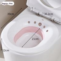 Baignoire pliable pour femme, bidet de toilette, siège de toilette post-partum, irrigateur de hanche autonettoyant, baignoire pour trempage du périnée, hémorroïdes