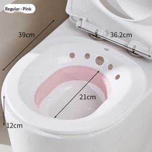 Bathtub Woman Folding Toilet Bidet Postpartum <b>Bath</b> Toilet Seat Self Cleaning Hip Irrigator Perineum Soaking Bathtub Hemorrhoid - Product Image 1