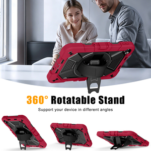 Funda Protectora Resistente para Tablet con Soporte Giratorio, Protección a Prueba de Golpes y Correa de Mano para Redmi Pad 2 9.7 - Product Image 2