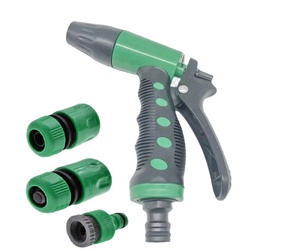 5PCS Adjustable Garden Lawn Water Hose Pipe Fitting Nozzle <strong>Spray</strong> Gun Tool <strong>Set</strong> with Watering Connector Outdoor for Garden Cart - Product Image 1