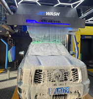Machine de lavage de voitures automatique sans contact, personnalisable, en libre-service 24h/24 et 7j/7, JET WASH S6, garantie 3 ans, 150 bars d'eau