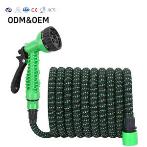 Mangueras de Jardín de Alta Presión de 50 y 100 Pies, Duraderas, Expandibles, Flexibles, con Conexión Automática de Latón, en Oferta - Product Image 1