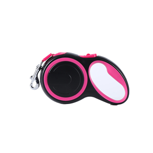 Laisse Rétractable de Luxe Rose et Noire de 5m, Personnalisable, Confortable, à Libération Rapide, Conception Durable pour Chiens de 50kg, Vente en Gros OEM - Product Image 1