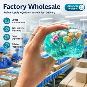 Factory Supply Ocean Shell Glitter Squishy Fidget <b>Toy</b> Transparent Stress Relief Sensory Gel <b>Desk</b> Play Wholesale KL Brand 14+ - Product Image 6