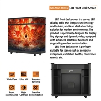 Écran LED FutureX pour bureau, centre commercial, table, cabine DJ, bar, salon, écran LED créatif incurvé