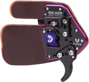 Protector de Dedos para Tiro con Arco Fivics SKADI, para Diestros/Zurdos - Tallas XS, S, M, Accesorio de Cuero Cordovan - Product Image 1