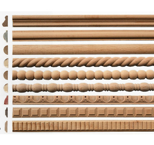 Gedotec Modanature In Legno Per L'artigianato E La Costruzione In Faggio - 95 Cm | 10 Pezzi 3x30x950 Mm | BASIC | Versatili Per L'artigianato E La Costruzione Di Vari Oggetti