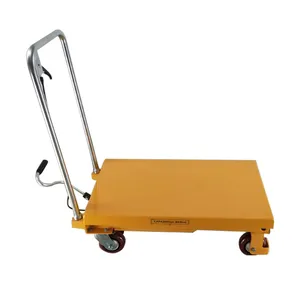 Scissor lift table hand lifter 2 ton roll electric pallet lifter