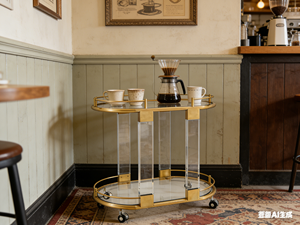 <span class=keywords><strong>Chariot</strong></span> <span class=keywords><strong>de</strong></span> bar mobile en acrylique transparent <span class=keywords><strong>de</strong></span> luxe moderne au design personnalisé pour bar à domicile et <span class=keywords><strong>chariot</strong></span> d'hôtel - Product Image 2